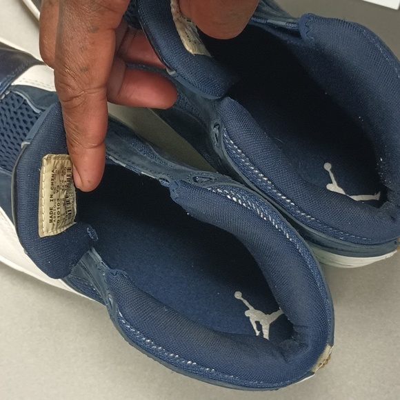 2001 Jordan blue and white Jordan 16 no laces - Picture 5 of 7